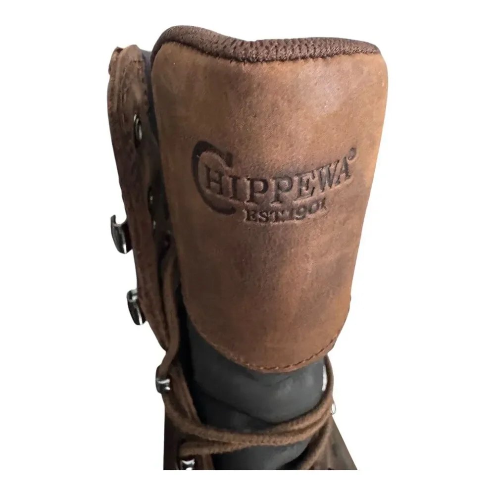 Chippewa 55069 Birkhead 8” Work Boots Men’s‎ 9.5 XW Leather Waterproof Steel Toe